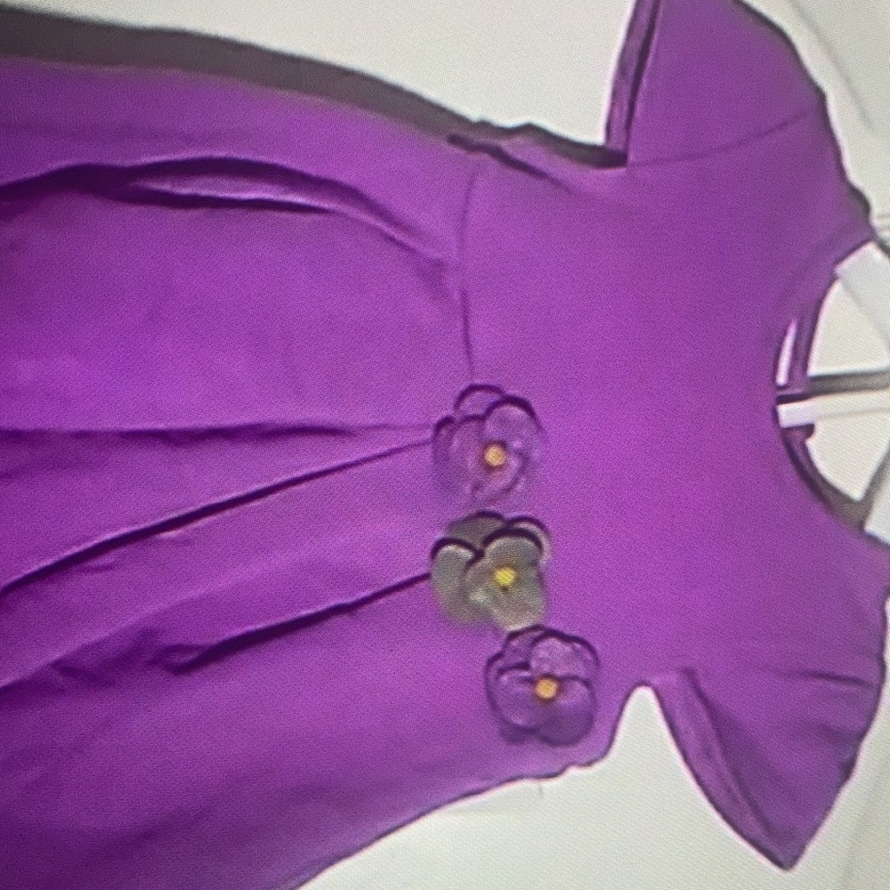 Three felt flowers of the waist infant’s floral girls dress